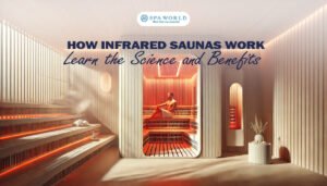 guy enjoying his session at infrared sauna and reping its health benefits