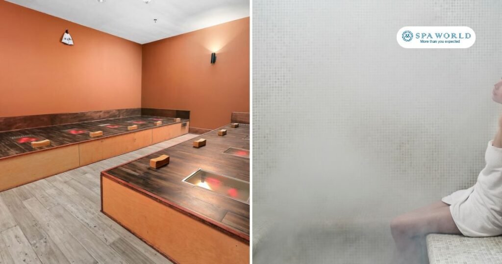 infrared sauna vs steam room