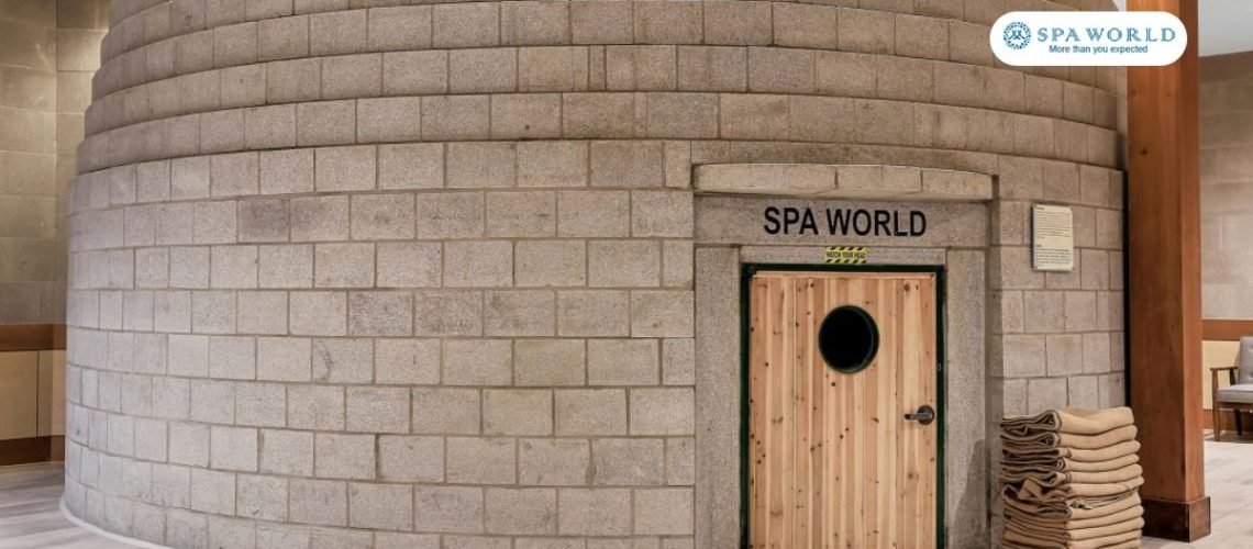 exterior view of the hottest sauna fire dome