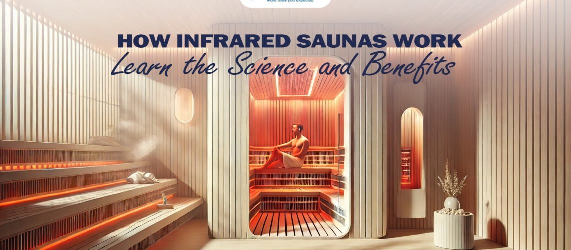 guy enjoying his session at infrared sauna and reping its health benefits